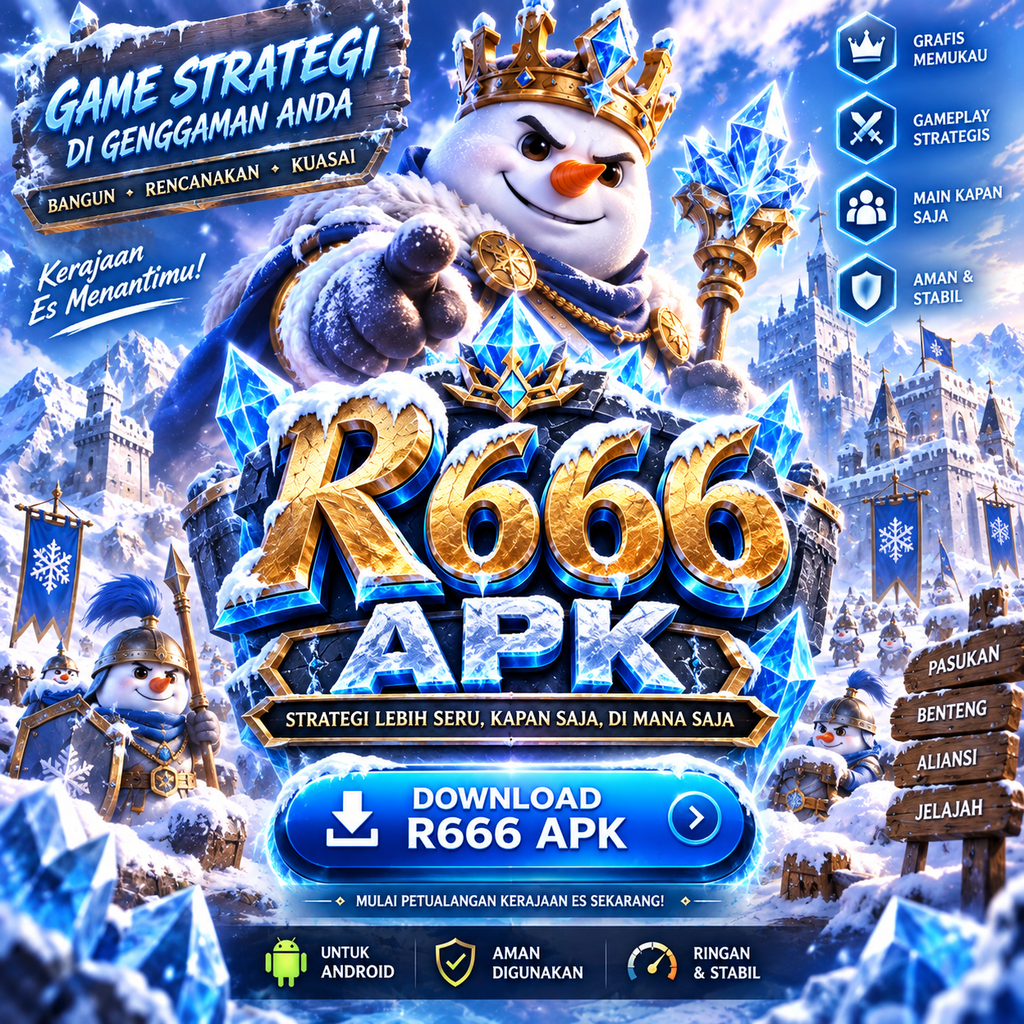 R666 APK game strategi kerajaan es