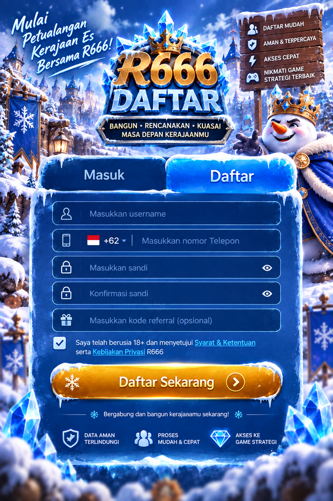 R666 Daftar game strategi kerajaan es